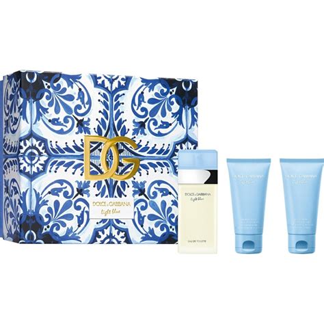 dolce gabbana light blue eau de toilette 50ml gift set